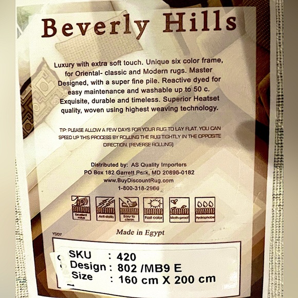 On SALE 🌸Area Rug NWT 5x7 - Picture 5 of 6